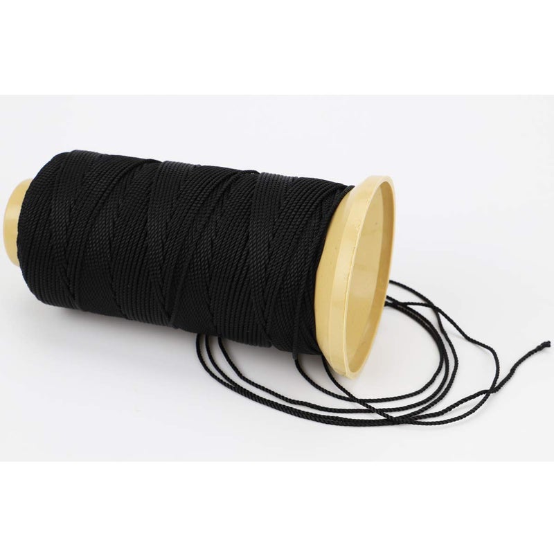McFanBe 328 Feet Twisted Nylon Line Twine String Cord for Gardening Marking DIY Projects Crafting Masonry (Black  1.5mm-328 feet) - Image 5